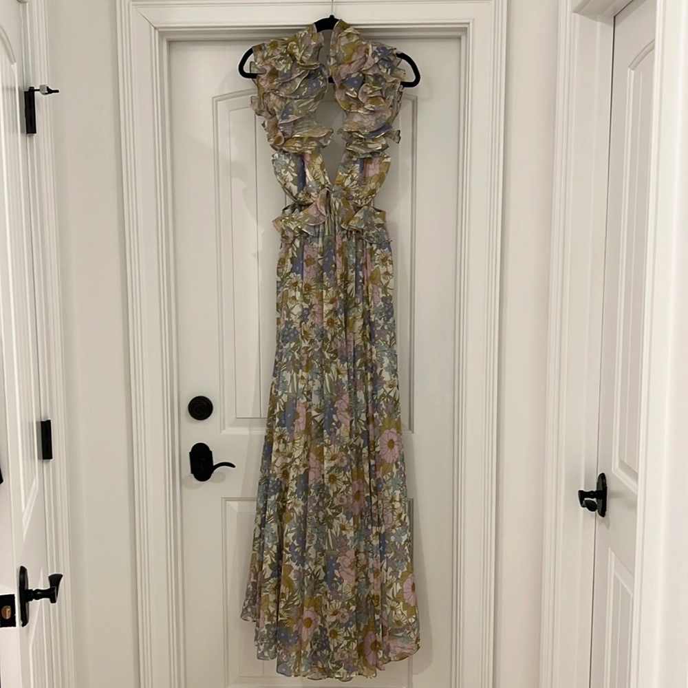 Floral Ruffle Maxi Dress - Picture 11 of 16